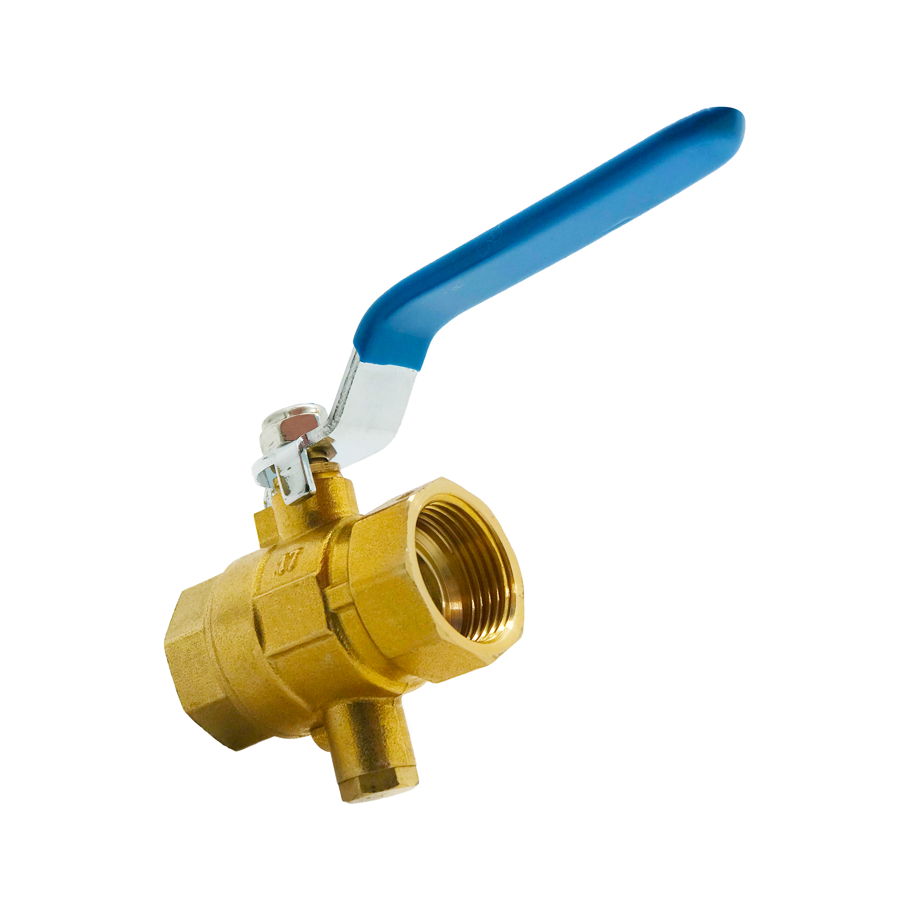 Thermal thermometric ball valve Thermal meter special copper ball valve heating thermometric valve 4 points 6 points 1 inch DN32DN40 50