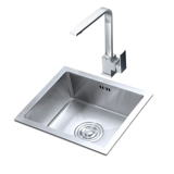 304 раковина из нержавеющей стали одиночный батончик кухонный кухонный пруд ручной работы под бассейн