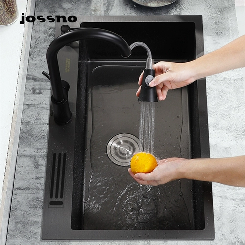 Нано -кишечный раковина Большая одиночная слот под бассейном бассейна 304 из нержавеющей стали в ручной стали растительной мыть