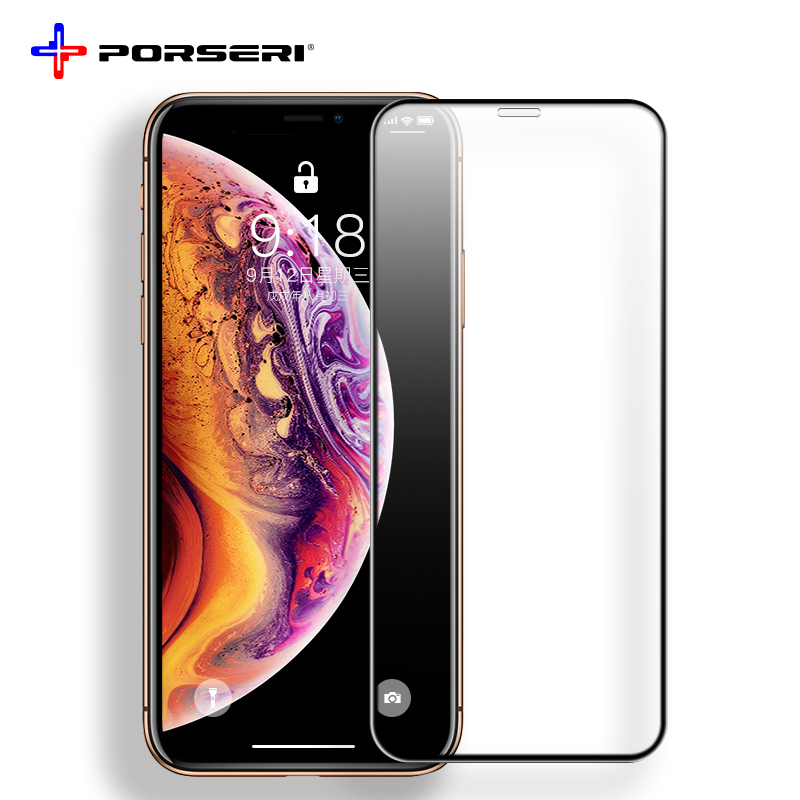 Baoshili applies iPhone XS Max steel film fullscreen Apple xs curved anti-dust phone protective film anti-blue light glass high-definition no white edge explosion proof and fingerprint water Condensation Arc edge x