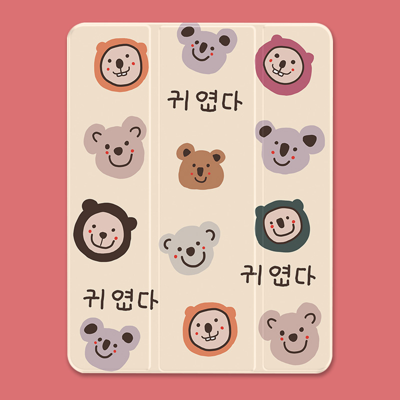 Original smiling zoo 2022 new pro11 Apple iPad 10th generation 10 9 ten tablet 2021 protective case 10 2 with pen slot mini6 cute air5