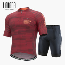 Lampada new mens shirt bike suit cycling suit set summer short-sleeved outdoor cycling sportswear