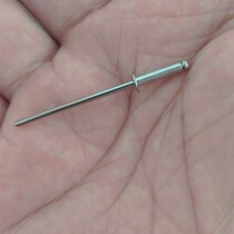 GB12618 4 full 304 stainless steel open flat head pumping rivet 3 2*8