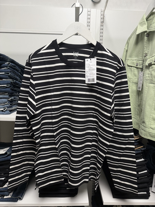 Lee Genuine Unisex Loose Fit Striped Long-Sleeved T-Shirt Lut010849209144-K11000