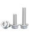 304 stainless steel cross flange screws Hexagon flange surface bolts anti-slip screws with pads M4M5M6M8mm
