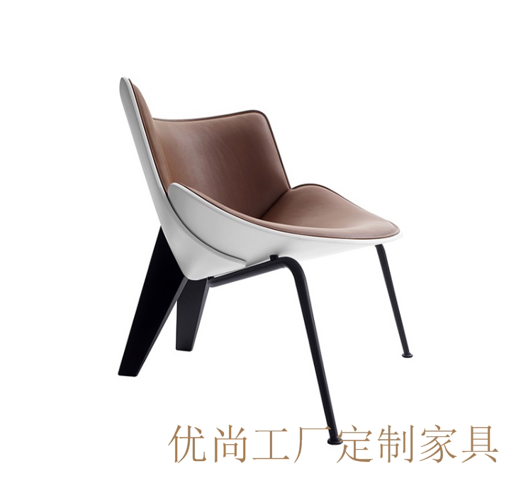 Factory direct sale do-maru chair designer fiberglass mullet shape chair nordic leisure shell chair