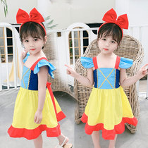 Summer 100 hitchhiking girl dress with dress cuddly baby child fluffy skirt with little girl harnesses princess dresses