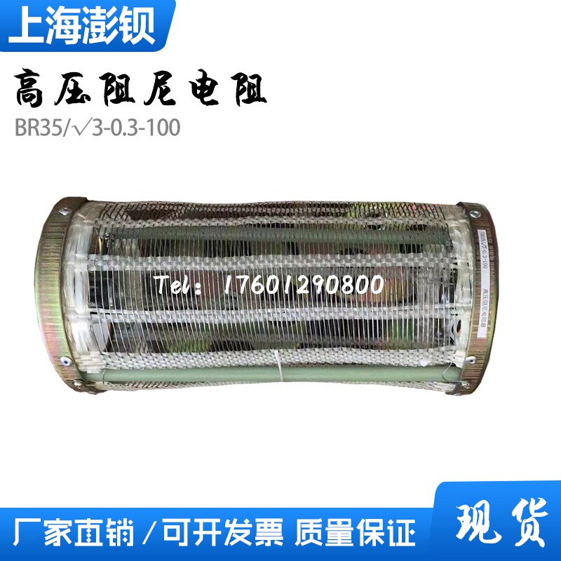 BR35 ≥3-0 3-100 High voltage damping resistance 35KV protective capacitor high voltage mesh resistance