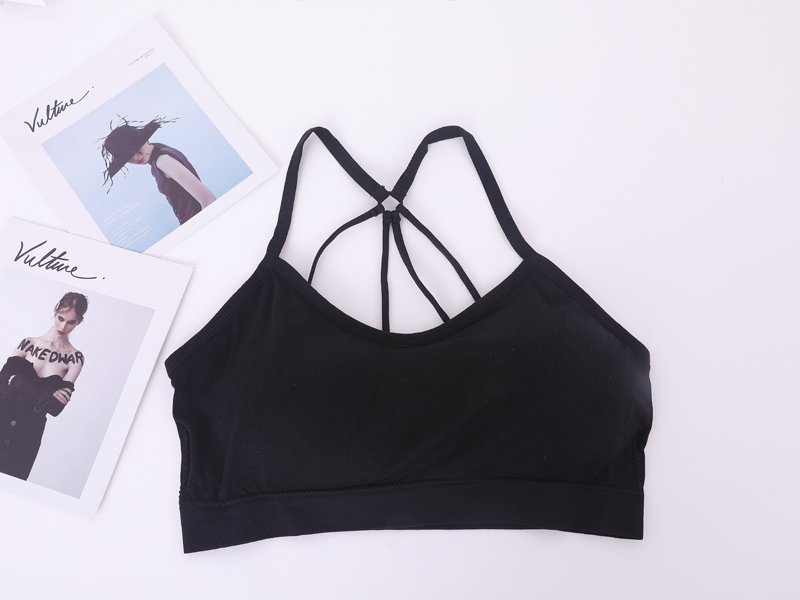 Đồ lót thể thao nữ không có vòng thép quấn ngực áo ngực gợi cảm vẻ đẹp vest ngắn sưu tập học sinh nữ sinh trung học nội y cao cấp