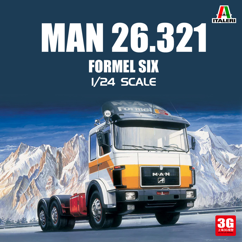 3g Model Italeri/Italy It0756 1/24 Man 26.321 Formel Six