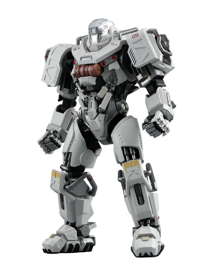 3g Model Meng Guochuang Mecha-011 1/9 Spirit Cage Mu-2 Heavy Armor White Shark Yue Color Edition