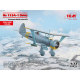 3g Model Icm Assembled Aircraft 32015 1/32 Hs 123A-1 Late Version German Attack Aircraft