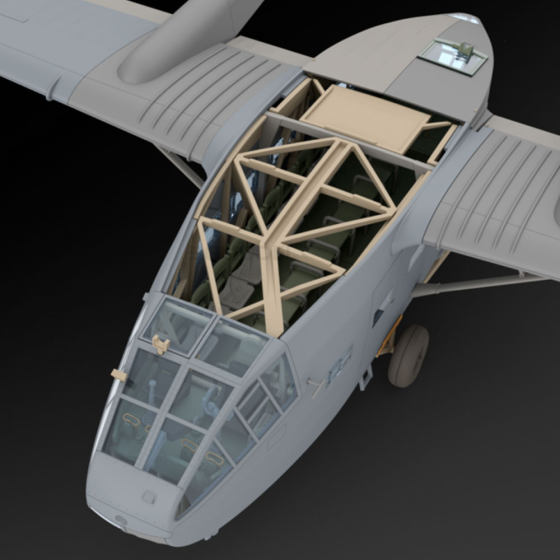 3g Model Ibg Assembled Aircraft 72573 1/72 Gotha Go-242A-1 Glider Transport Aircraft