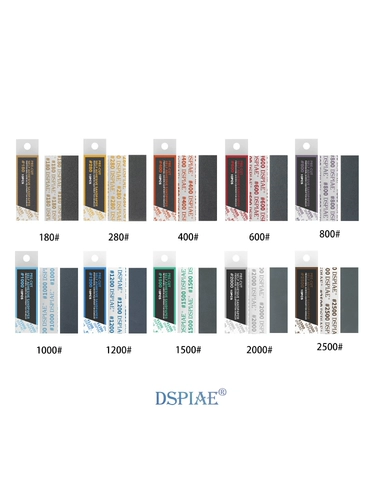 3G Model DSPIAE/Dispai SANCITION RUTCHER GEL 75*25 мм шлифовальная бумага 180# -2500# 10 Таблетки