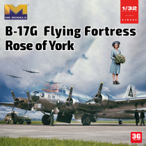 3G model HKMODEL 01E44 1 32 B-17G Flying Fortress York Rose Bomber