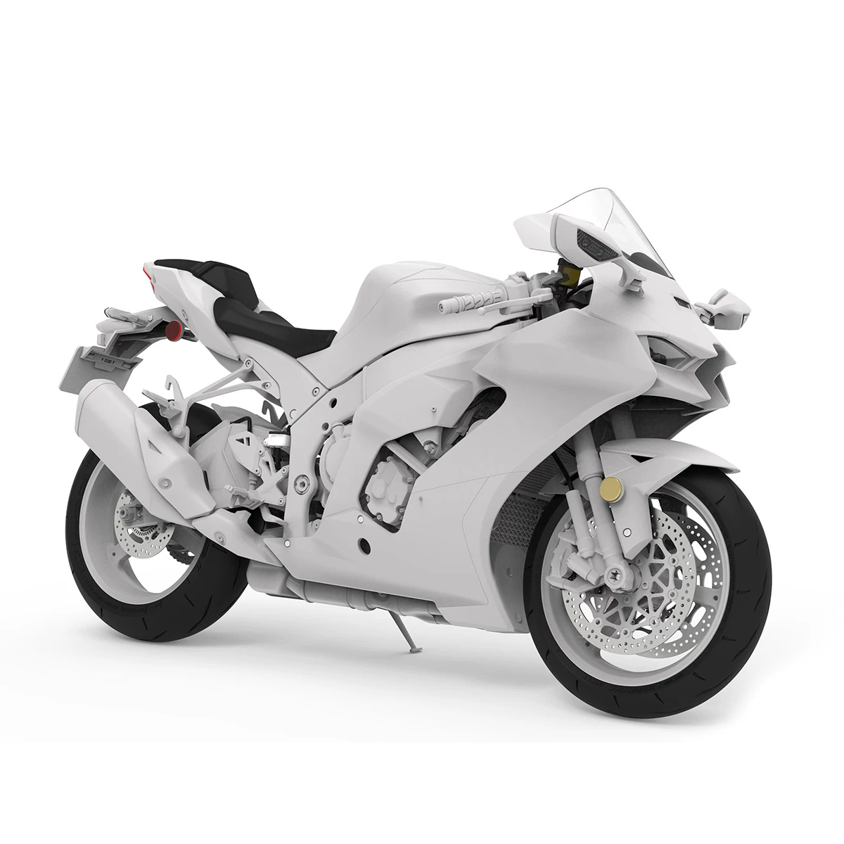 Модель 3G MENG собраный MT-007 1/9 мотоцикл Kawasaki Ninja ZX-10R