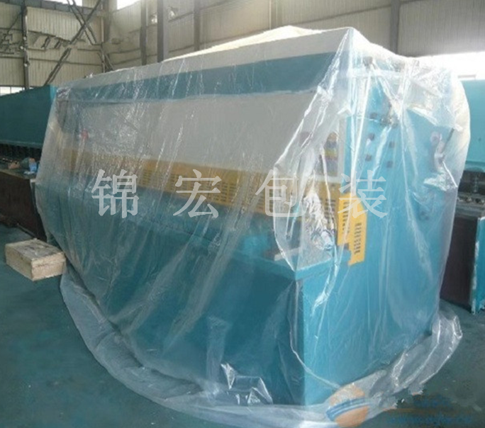 Square bottom plastic bag large machine equipment packaging bag pe square bag thick rain bag transparent film dust cover