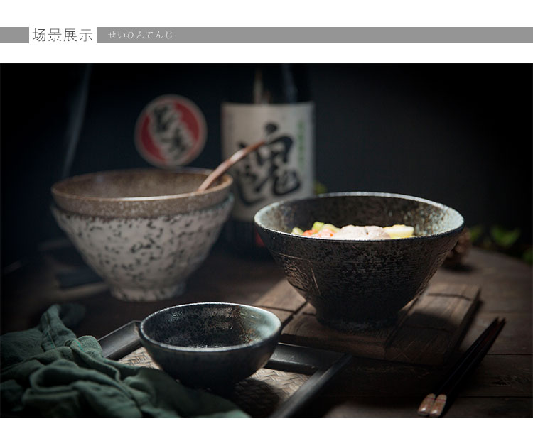Phong cách Nhật Bản và gió ramen bát nhà hàng đặc biệt sáng tạo bộ đồ ăn công suất lớn bát súp salad bát mì nhà bát bát đĩa đẹp