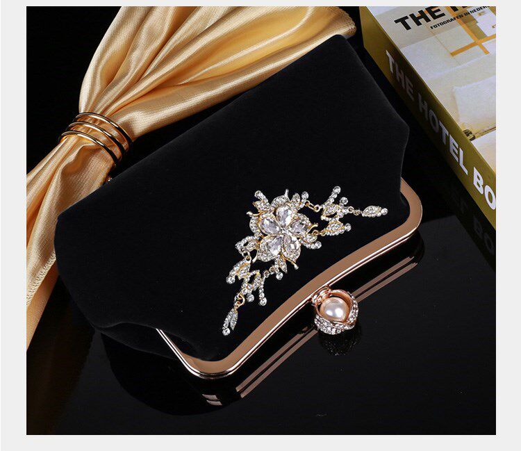 Клатч 2023新款结婚手包女婚礼新娘手拿包红色手提包配礼服包包旗袍小包 OTHER