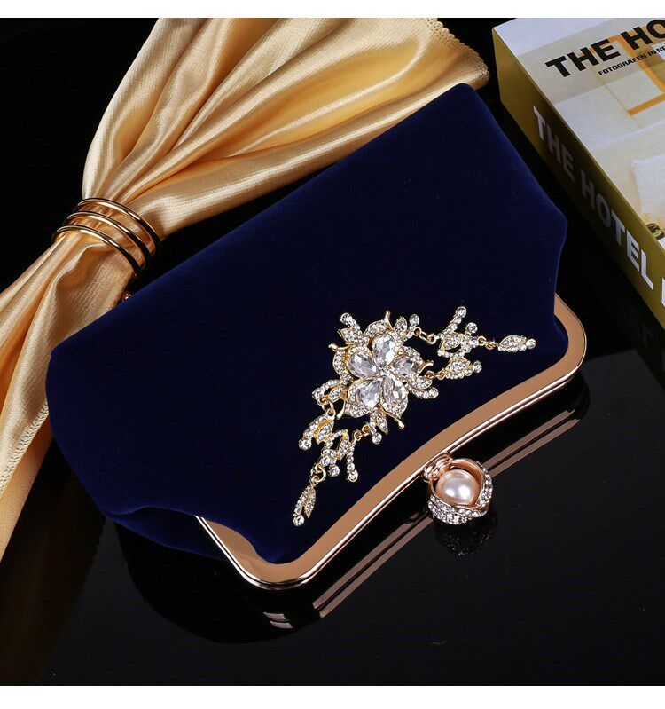 Клатч 2023新款结婚手包女婚礼新娘手拿包红色手提包配礼服包包旗袍小包 OTHER