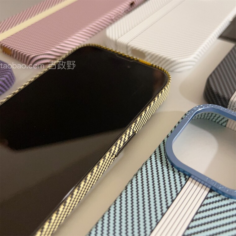 Embossed Hard Metal 12 15, 14, 13 Carbon Fiber iPhone Case
