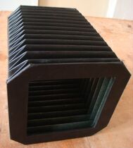 Square dust cover Machine tool waterproof cover Telescopic lift slide organ protective cover Rubber waterproof cloth