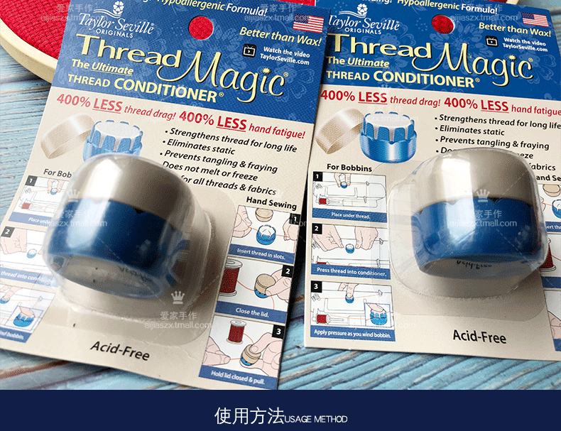 Mỹ cross stitch thêu phụ kiện công cụ dòng sáp chống thắt nút chống đóng cọc may chuyên nghiệp helper tốt hòa tan trong nước - Công cụ & vật liệu may DIY que móc len