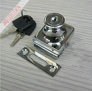 Window Door Lock Mobile Counter Lock Glass Cabinet Lock Display Double Switch Glass Cabinet Lock Glass Lock Door Lock Latch