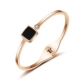 Vòng tay vàng hồng hôn cá Song Ngư Không phai mạ Vàng 18K Trang sức Vàng Mở Vòng tay bằng thép Titan vòng cuff bạc