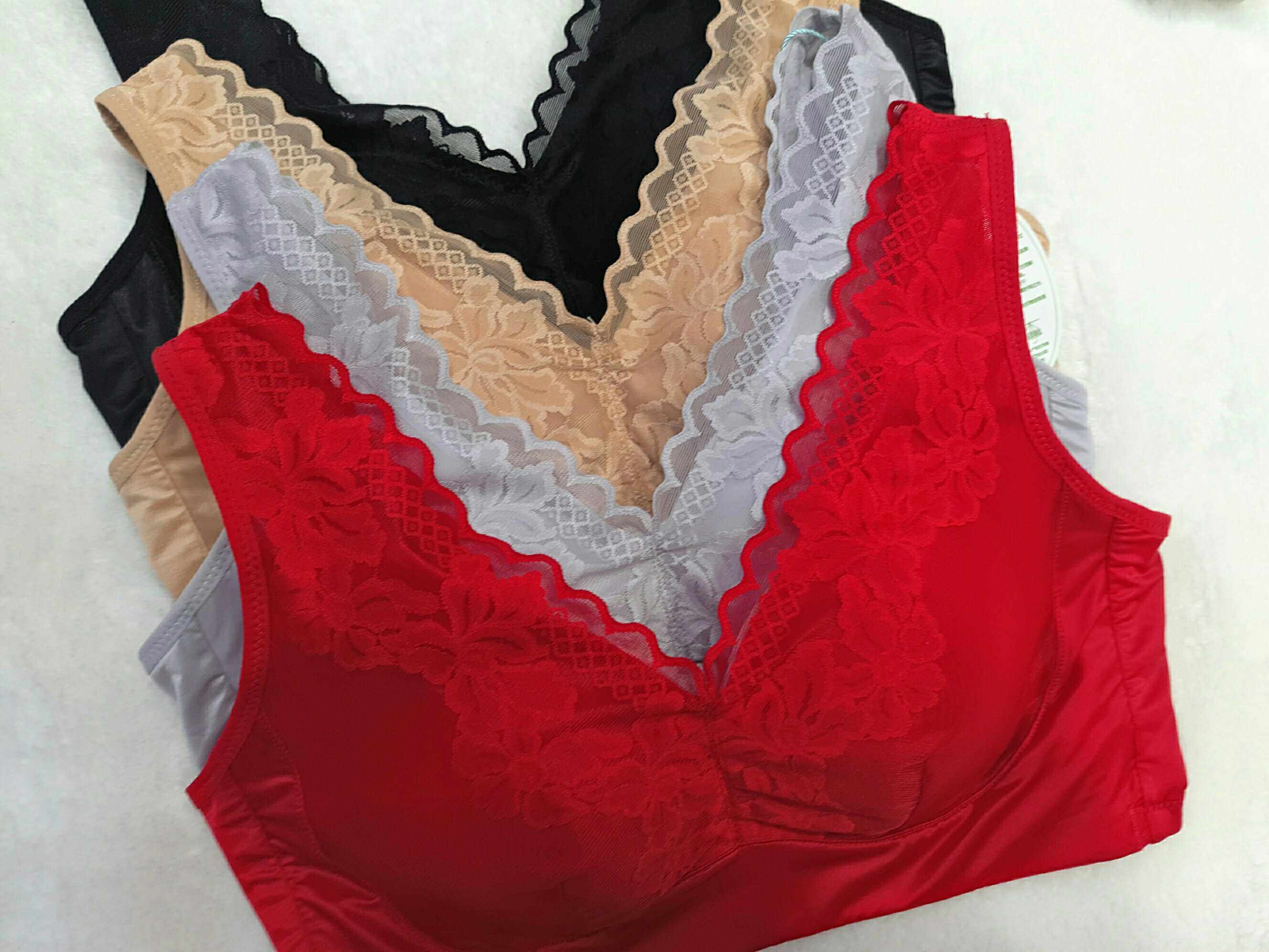 17 New Shinilan 3872 Natural Silk Conservation Without Steel Ring Underwear Healthy Sleep Comfort Bra