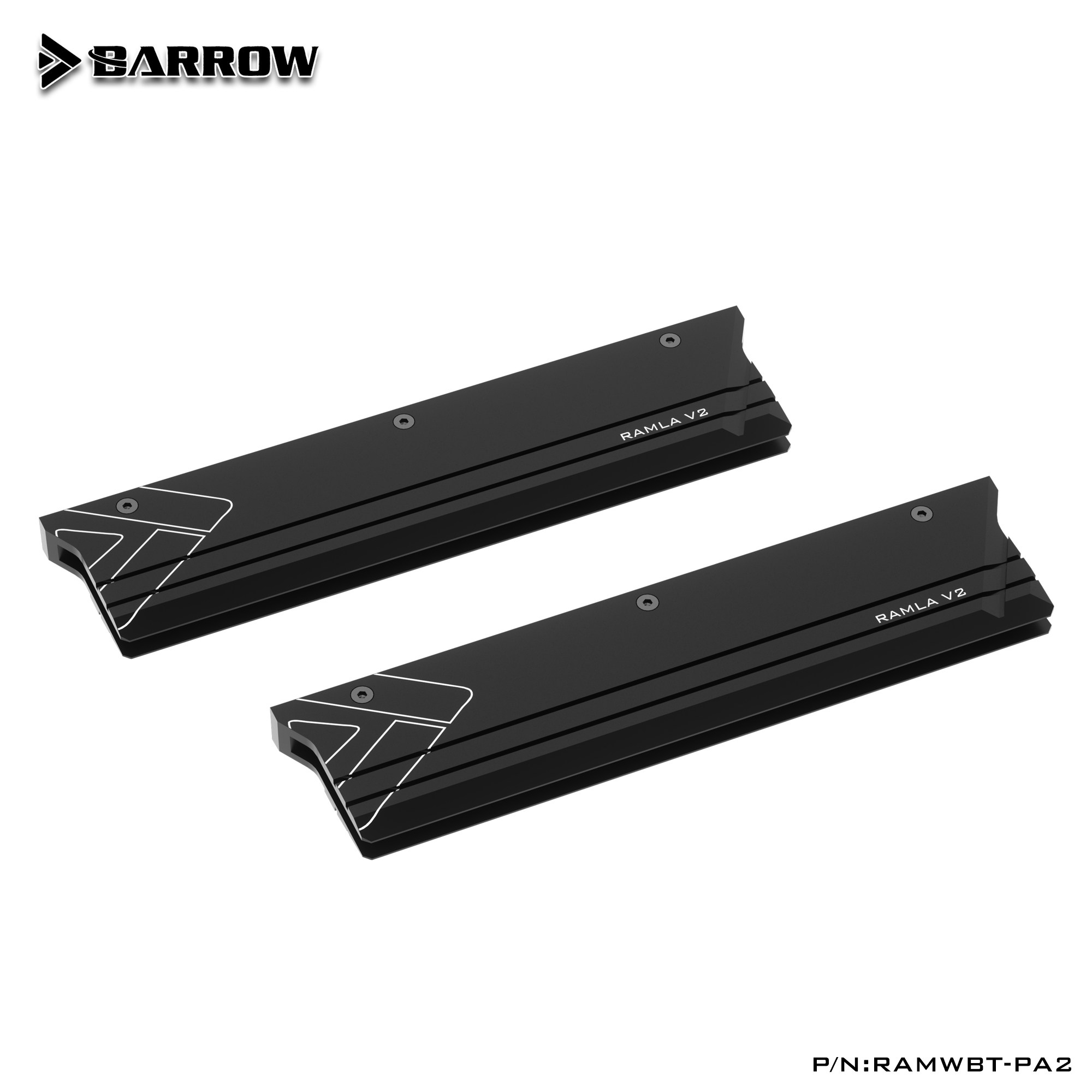 Barrow 内存标准宽度 水冷内存散热盔甲 兼容DDR5 DDR4内存