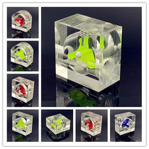 Computer Water Cooled Water Flow Meter Positive Square Type Semicircle Two Holes Three Holes Observer Flow Detector Streamer Wholesale
