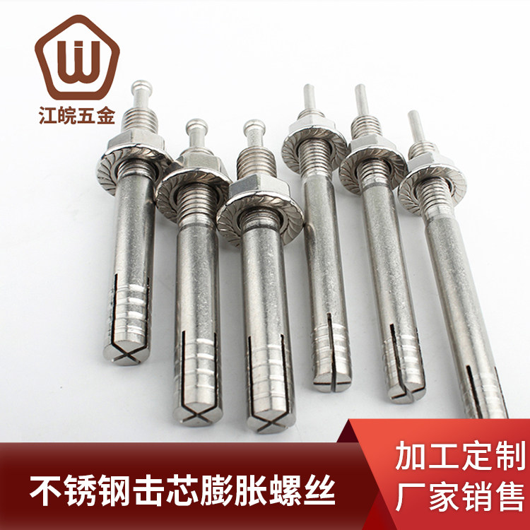 304 stainless steel core-strike expansion screw lift M6--M20 bolt fast-in-type fluffy one nail