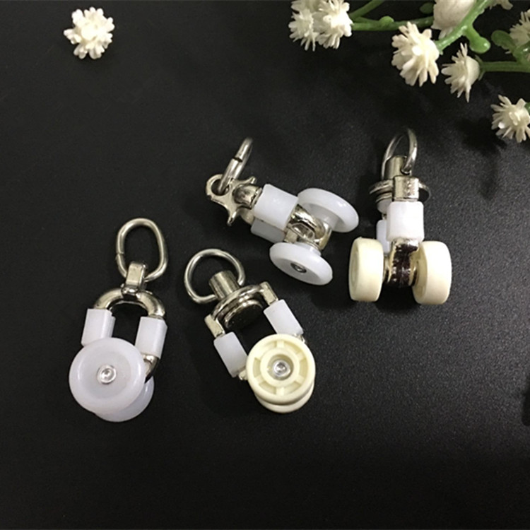 Curtain Track Pulley Aluminum Alloy Universal Wheel Directional Wheel Small Hanging Wheel Curtain Accessories Accessories Wheel Pulley