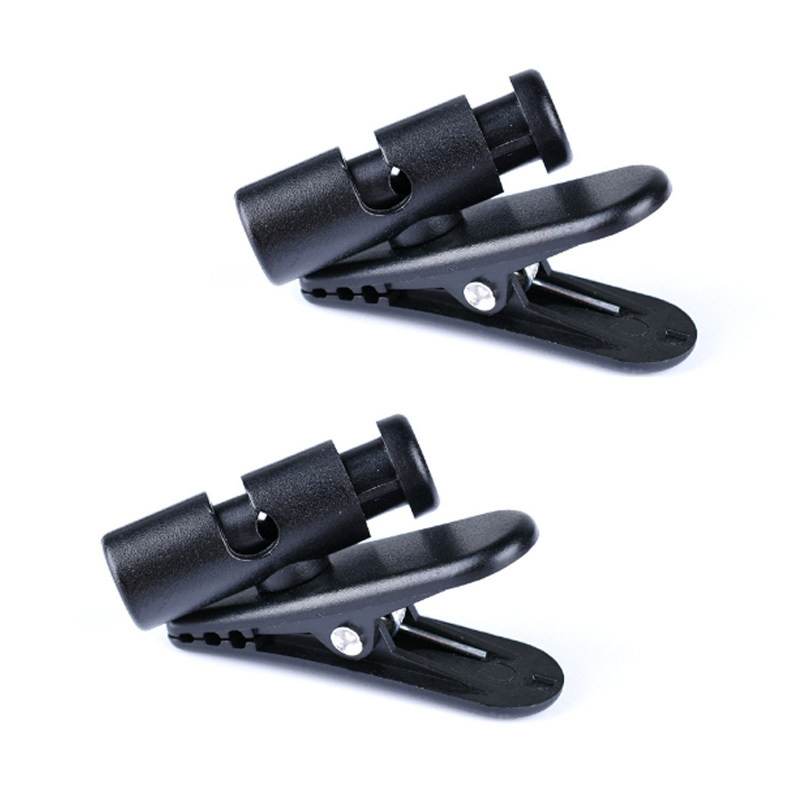 High-grade headphone cable clip sport round cable clip 360 degrees rotatable fixed clip magic sound iron 3 corner clip