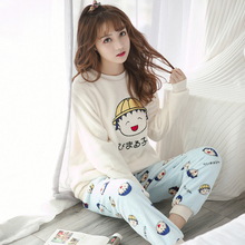 【秋冬新款】法兰绒甜美睡衣套装