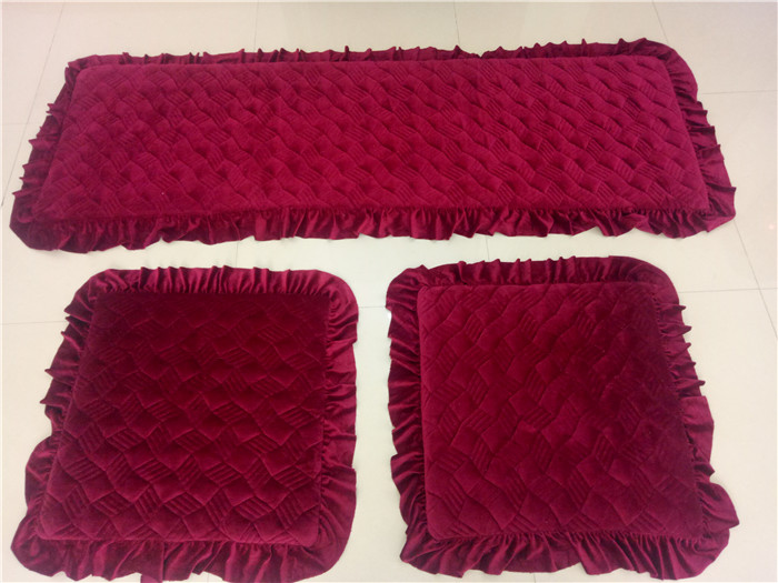 Ghế mùa đông Liên bang Gỗ rắn Sofa Đệm Zipper Có thể tháo rời Đệm ngồi Mùa đông Đệm văn phòng Mùa xuân và mùa thu Đệm ghế đệm phòng ngủ