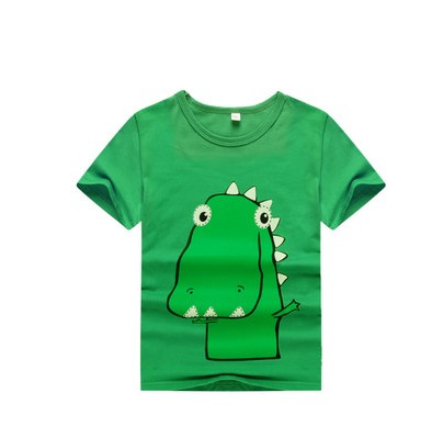 Pure cotton Korean version 2019 summer dress new wave girl baby boy clothes summer children half sleeve T-shirt short sleeve tide