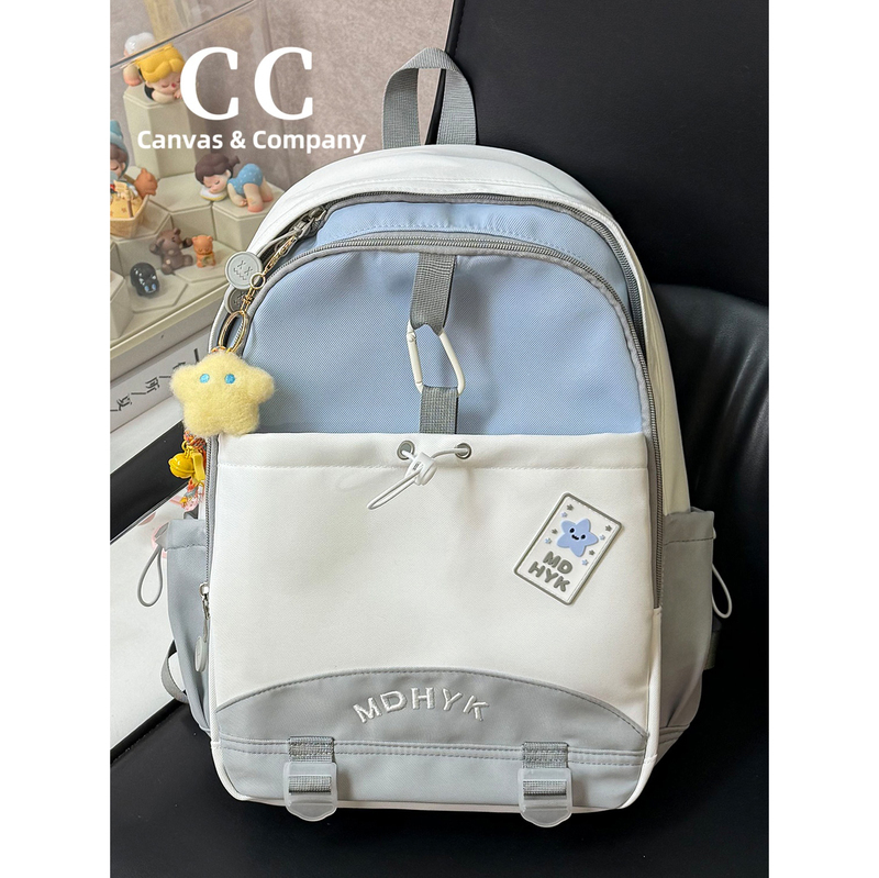 Cc Backpack 2026 New Model Large Capacity Casual Versatile School Bag for Middle and High School Students Lightweight Short Trip Travel Bag Cc Backpack 2026 New Model Large Capacity Casual Versatile School Bag for Middle and High School Students Lightweight Short Trip Travel Bag