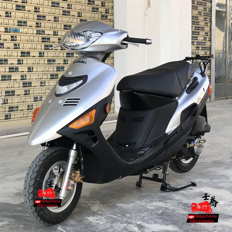 Gốc second-hand Suzuki Neptune xe máy của phụ nữ Suzuki bốn thì scooter 125c nhiên liệu xe du lịch