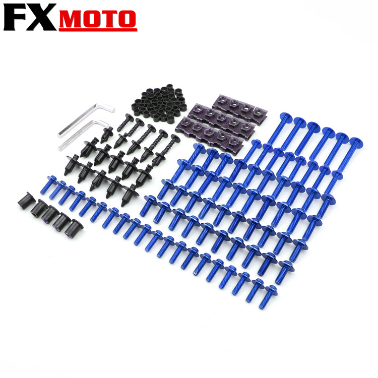 S1000RR S1000RR HP4 S1000R S1000R XR retrofitted colorful decorative screw full car housing plate screw