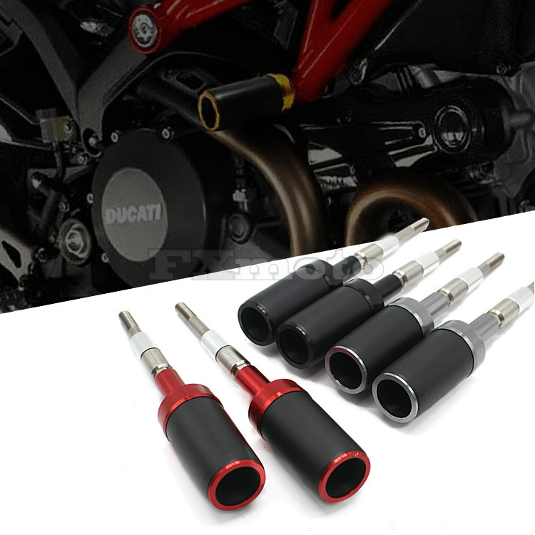 Dukadi Monster monster 821 1200 retrofit engine left and right anti-fall rubber anti-fall ball column