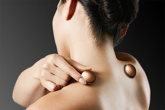 新版2v鬆下高周波按摩器ew Ra510無線迷你可攜式腰部肩部痠痛電腦