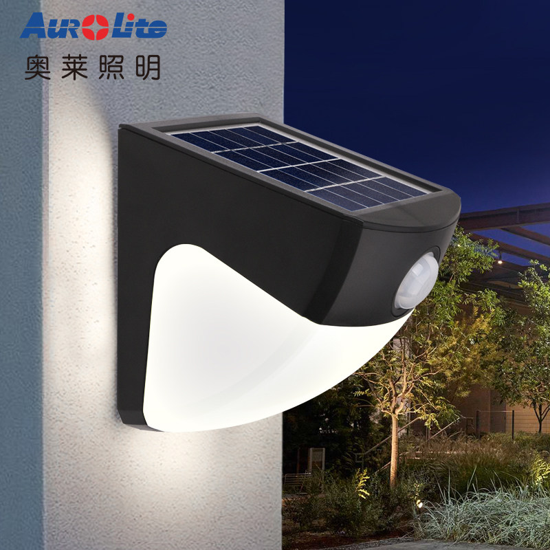 Ole solar sensor lamp home human body sensor lamp outdoor garden courtyard lamp new rural lighting waterproof