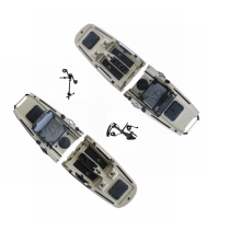 DS lure kayak spliced ​​kayak canoe single double propeller lure boat fishing boat