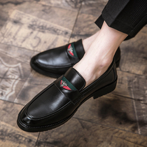 Shoes men and Korean hair stylists shoes Inner thick soles leisure men shoes trend groom wedding shoes