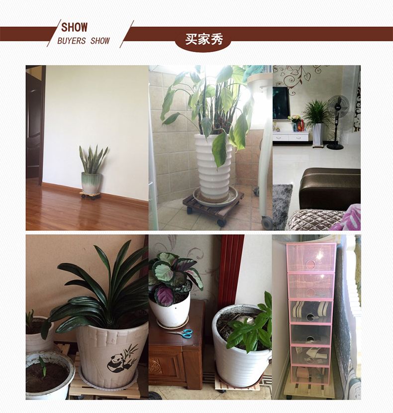 Chân đế gỗ di động vuông, giá treo hoa, giá thông, có tay lái, sân vườn - Nguồn cung cấp vườn bồn trồng cây