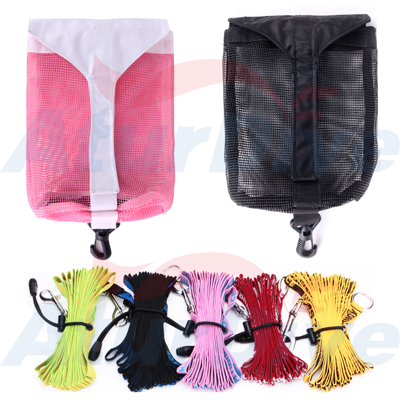 NaturDive diving elephant-pulled mesh bag 6 m webbing like a pull rope 6 color spot kit bag (without like plucking)