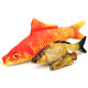 Cat toy fish catnip fish teasing cat rod molar toys pet plush simulation pillow laser teasing cat supplies