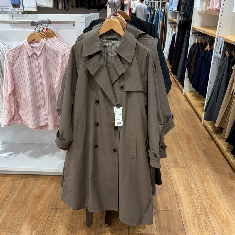 Original Design Business Casual Double-Breasted Trench Coat Mid-Length Autumn and Winter Women's and Men's Clothing 487420 Original Design Business Casual Double-Breasted Trench Coat Mid-Length Autumn and Winter Women's and Men's Clothing 487420